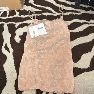 Wolford lace tank top